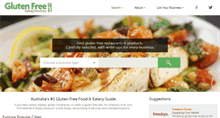 Desktop Screenshot of glutenfreeeatingdirectory.com.au